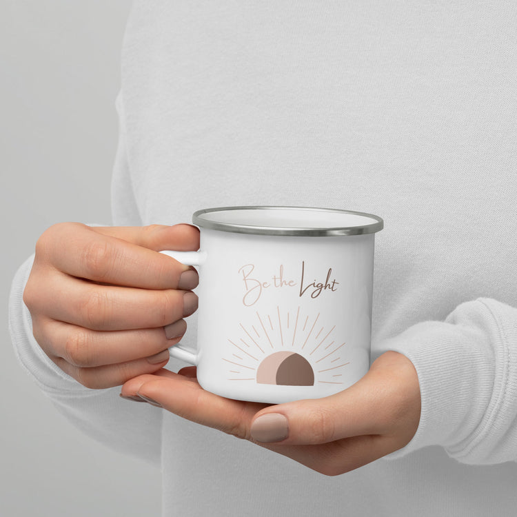 emaille boho beker bij WanderWood