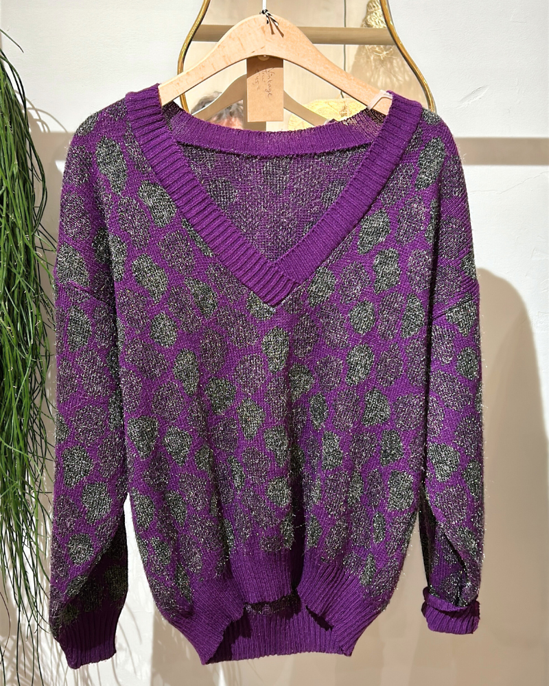 Vintage Glitter Trui