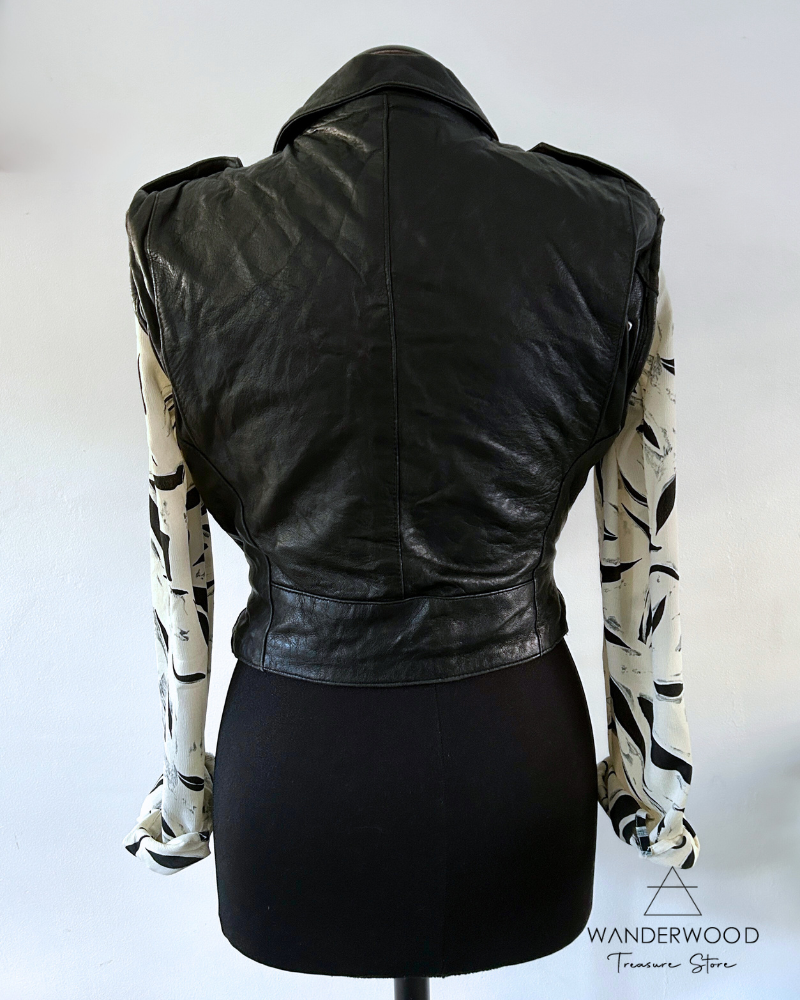 Pre-Loved Leather Biker Gilet