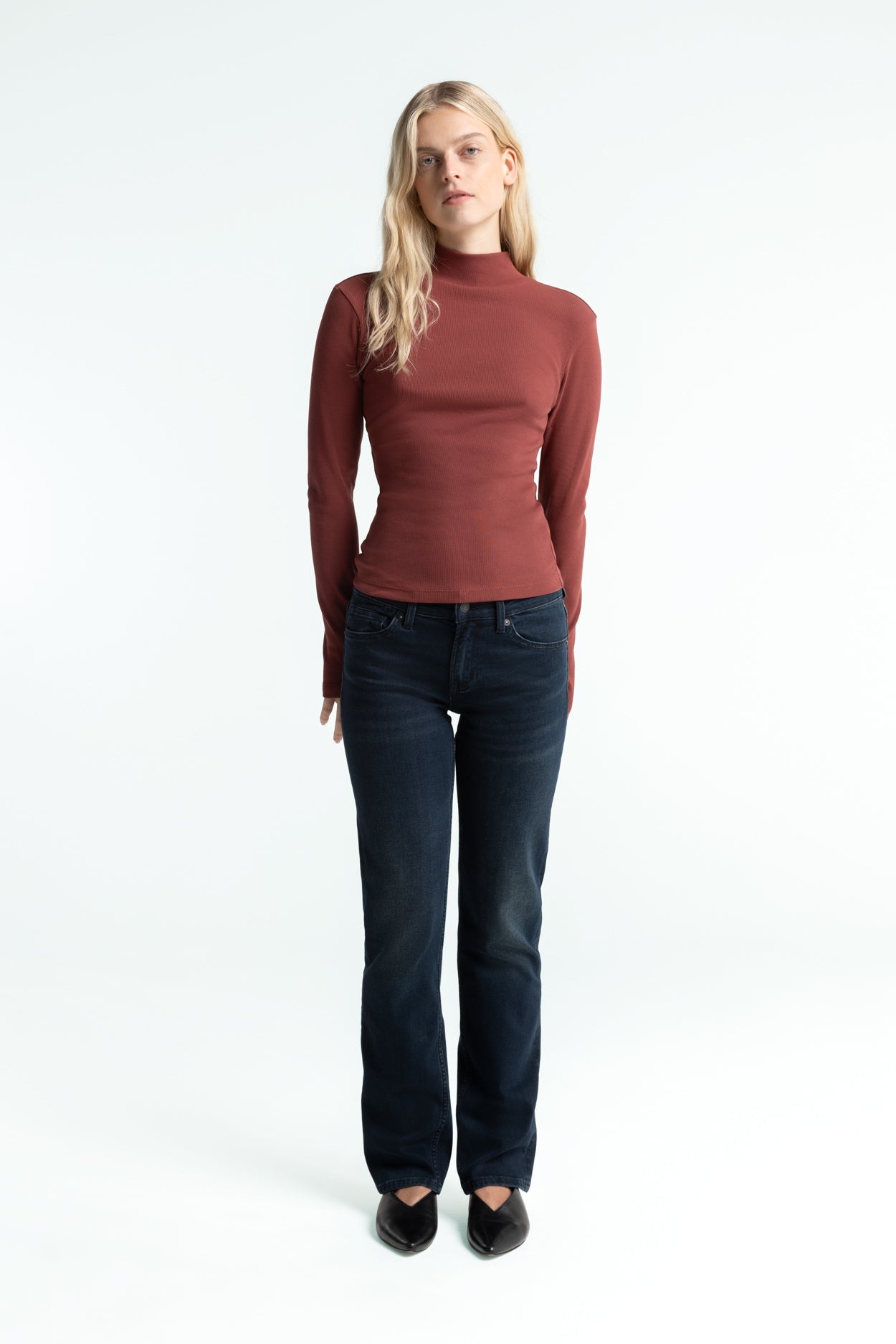 Jeans Emiko Blue Black Worn