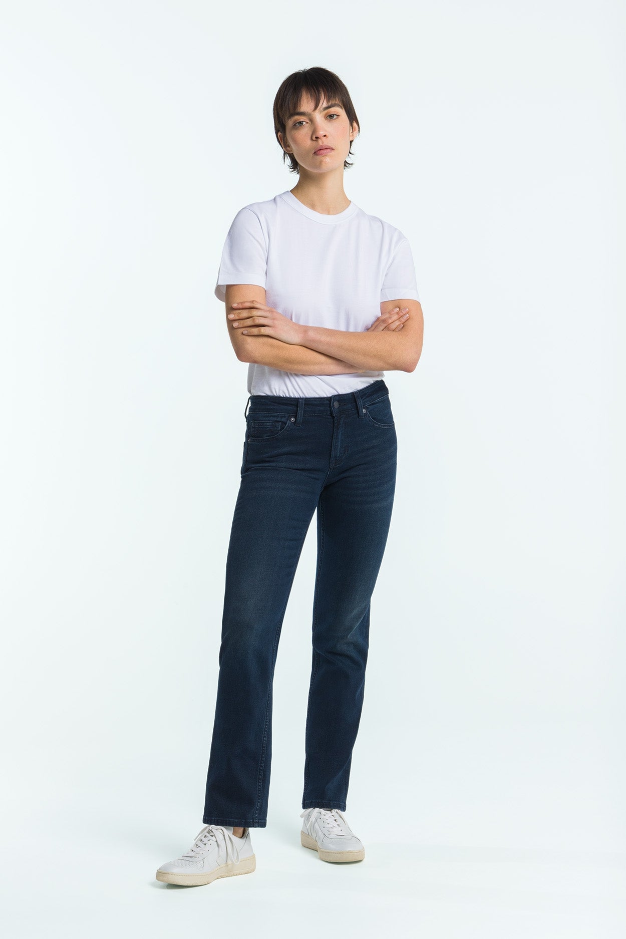 Jeans Emiko Blue Black Worn