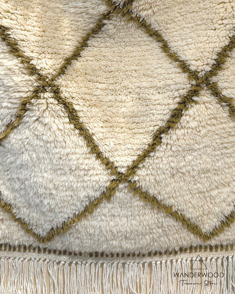 Tapijt Beni Ouarain Olive - WanderWood