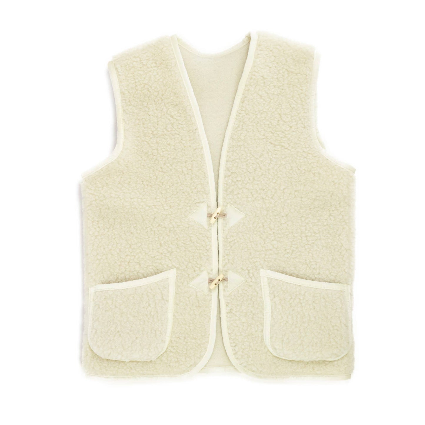 Merino Wool Body Warmer Naturel | Mulesing Free - WanderWood