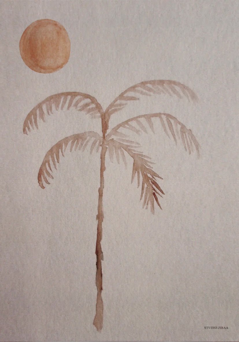 Poster 50 - Palma Tropical Sun - WanderWood