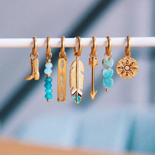 Oorbellen Star & Moon - WanderWood