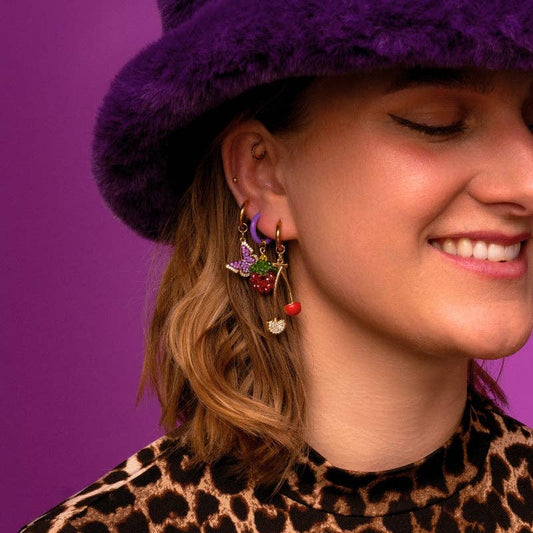 Oorbel Violet Dream - WanderWood