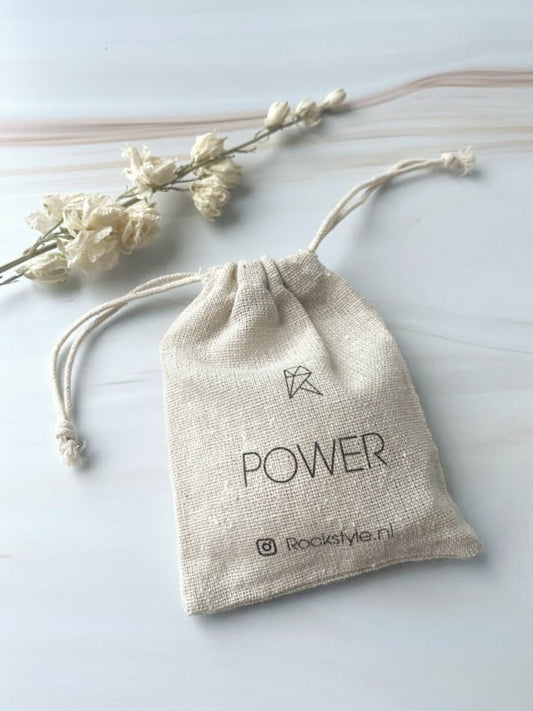 Power Crystals POWER rozekwarts - bergkristal - tijgeroog - WanderWood