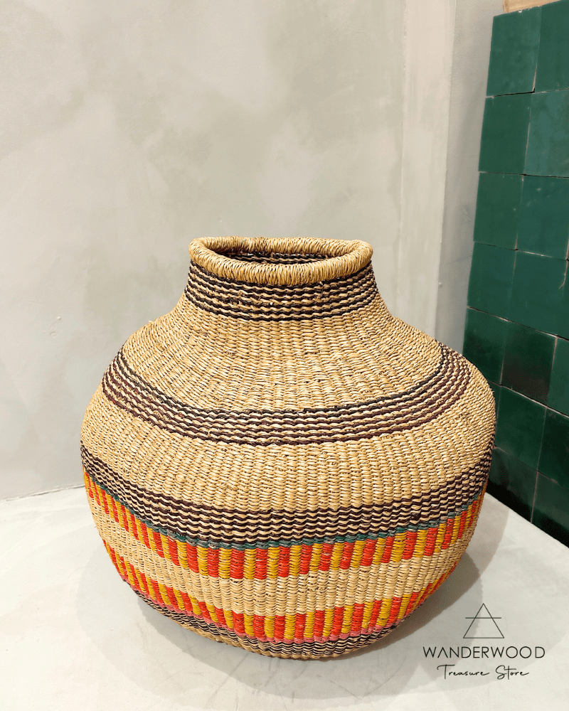 Afrikaanse Bolga Mand XL Naturel - WanderWood