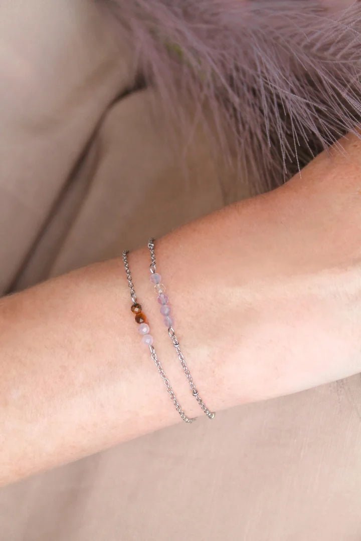 Armband Ametrien - Zilver - WanderWood