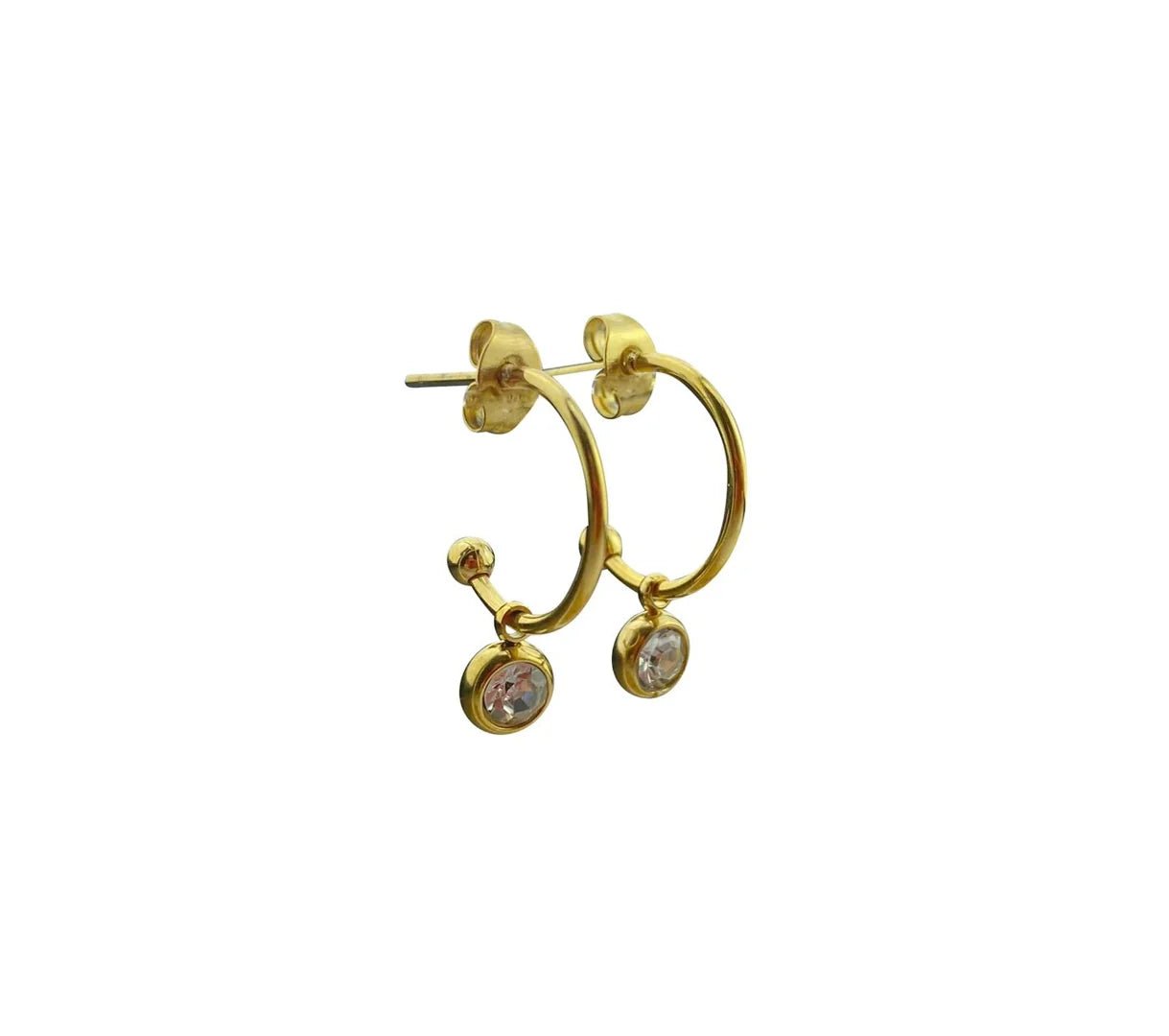 Oorbellen Diamantje Oorringen - Goud - 51290 - WanderWood