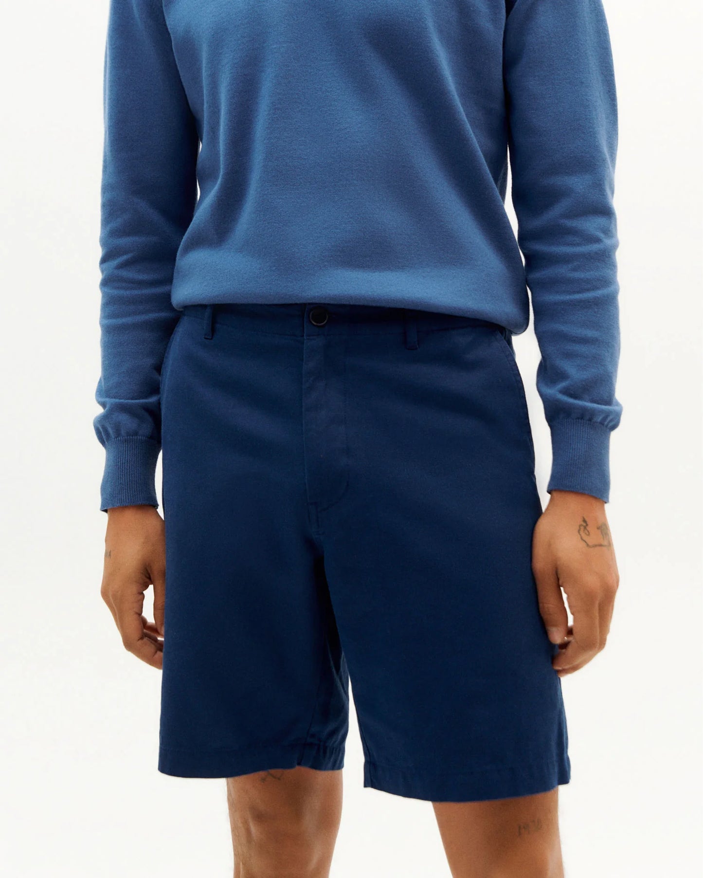 Shorts Alex Night Blue Hemp - WanderWood