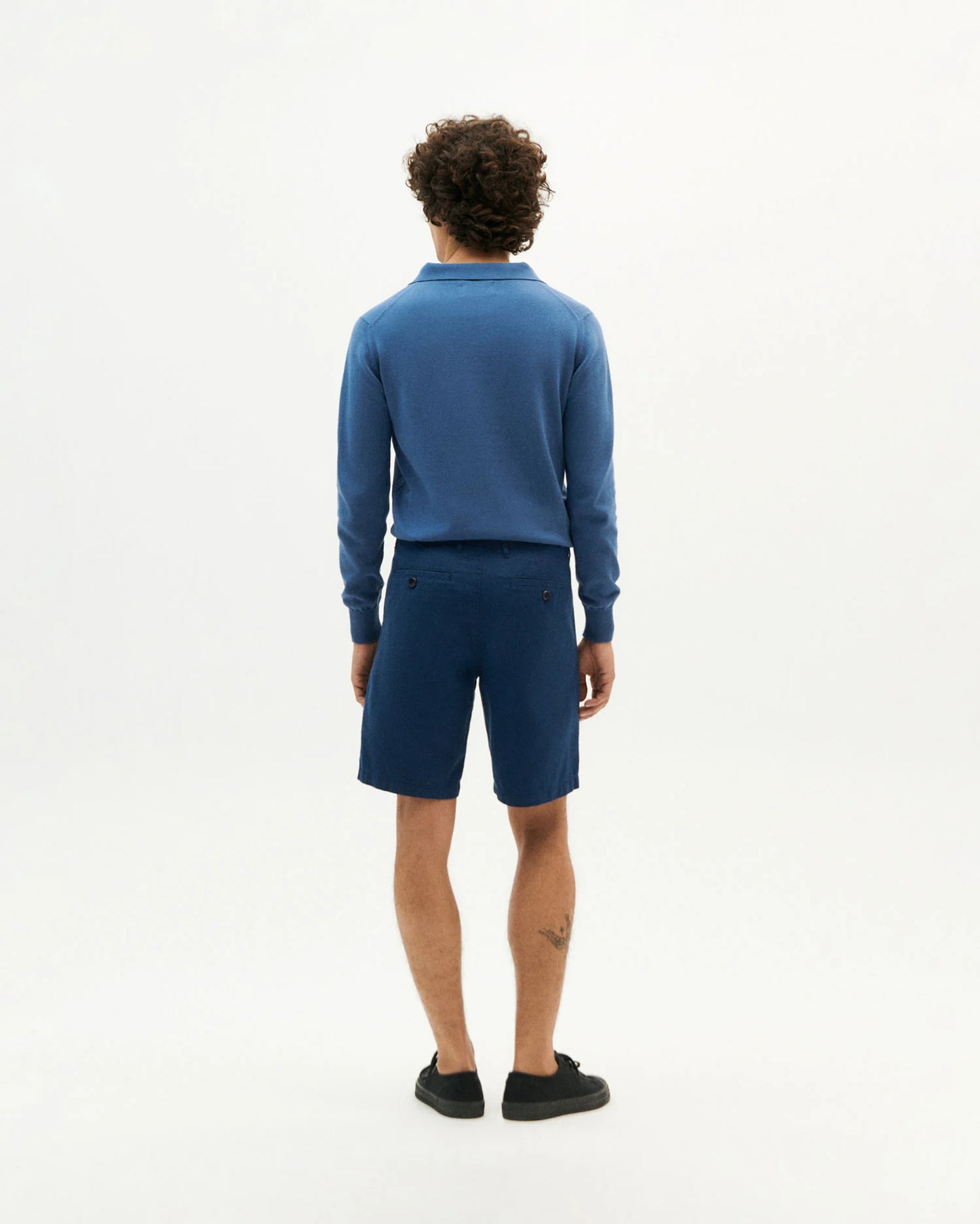 Shorts Alex Night Blue Hemp - WanderWood