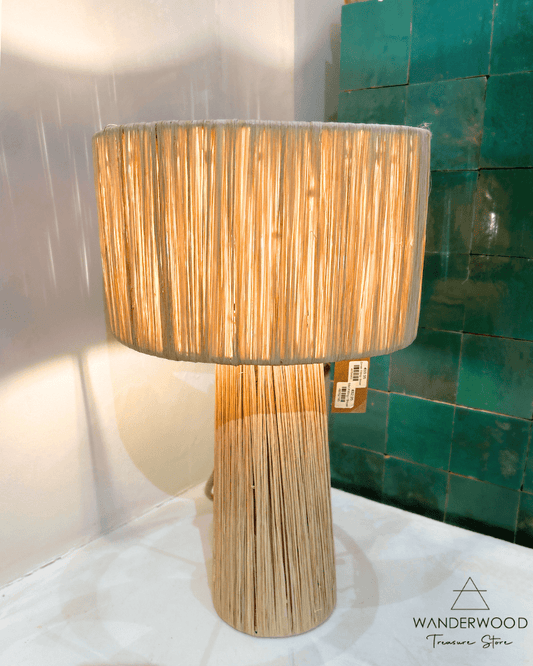 Lamp Raffia Naturel M - WanderWood