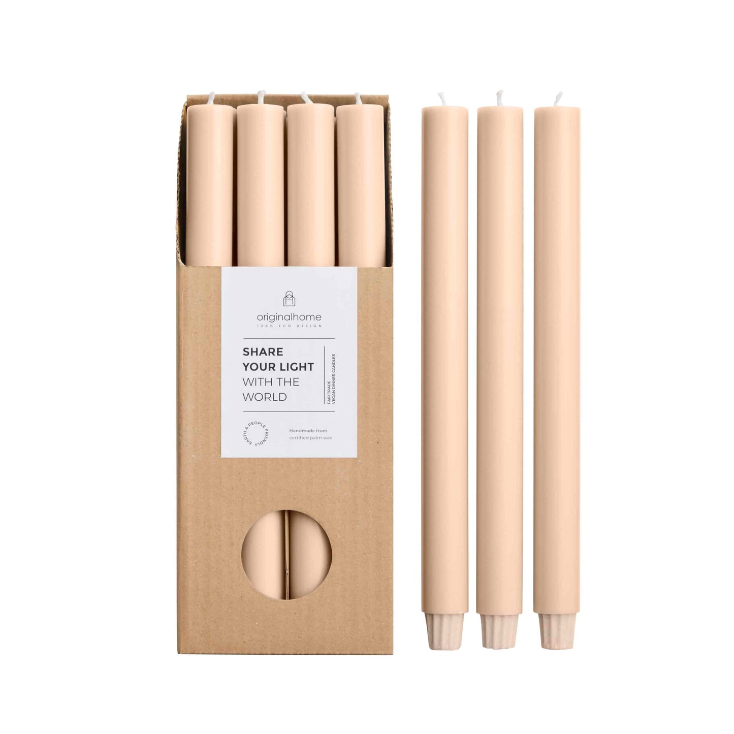 Vegan Kaars Beige - WanderWood