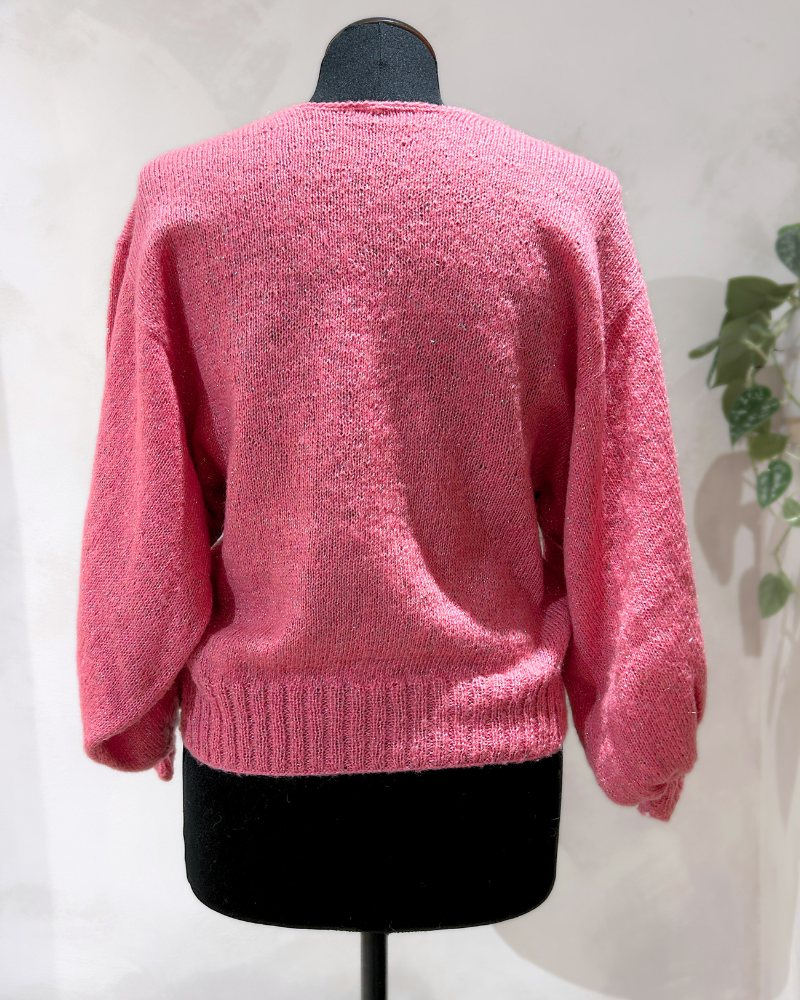 Pre-Loved Trui Pink Glitter