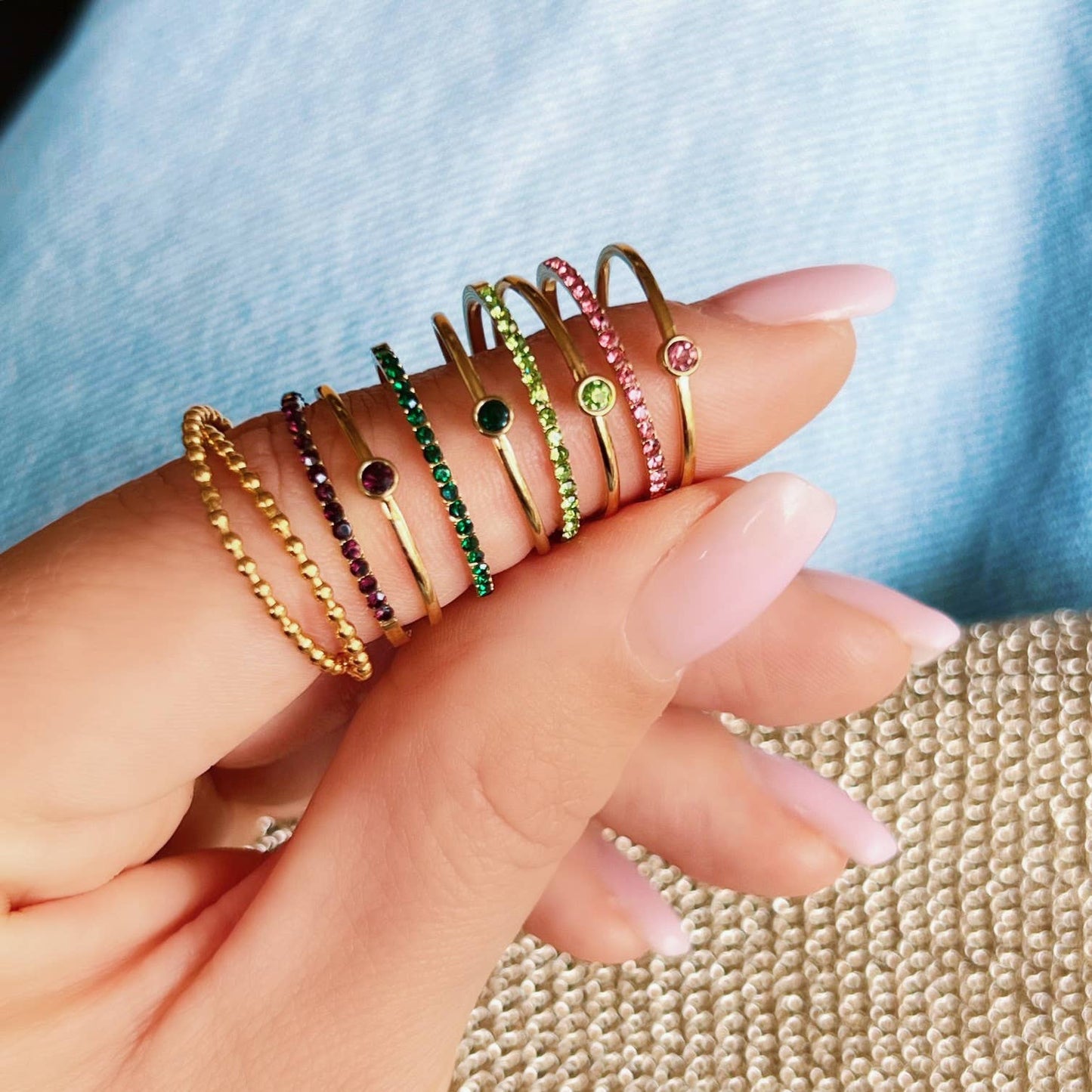 Ring Minimalist Zirconia – Goud - WanderWood