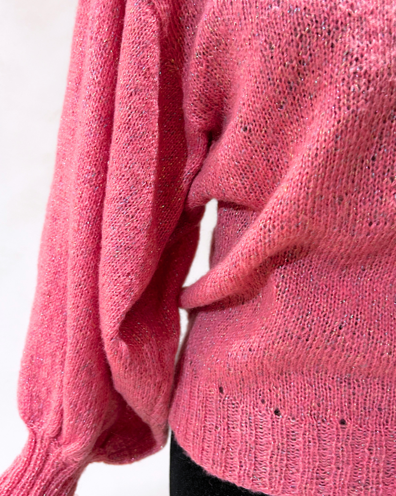 Pre-Loved Trui Pink Glitter