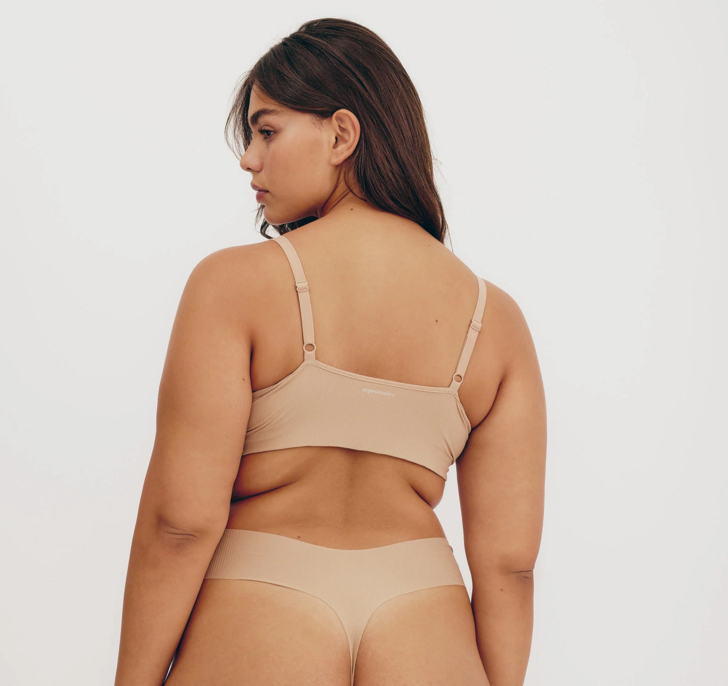 Thong Naked Rib Hazelnut