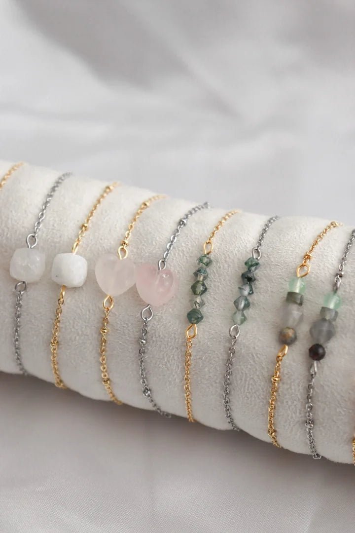 Armband Edelstenen Kracht - Zilver - WanderWood