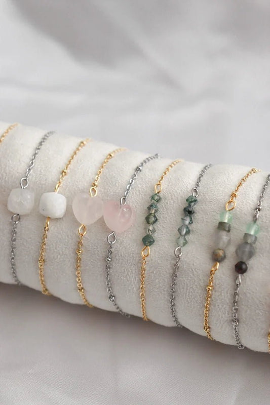 Armband Edelstenen Kracht - Zilver - WanderWood