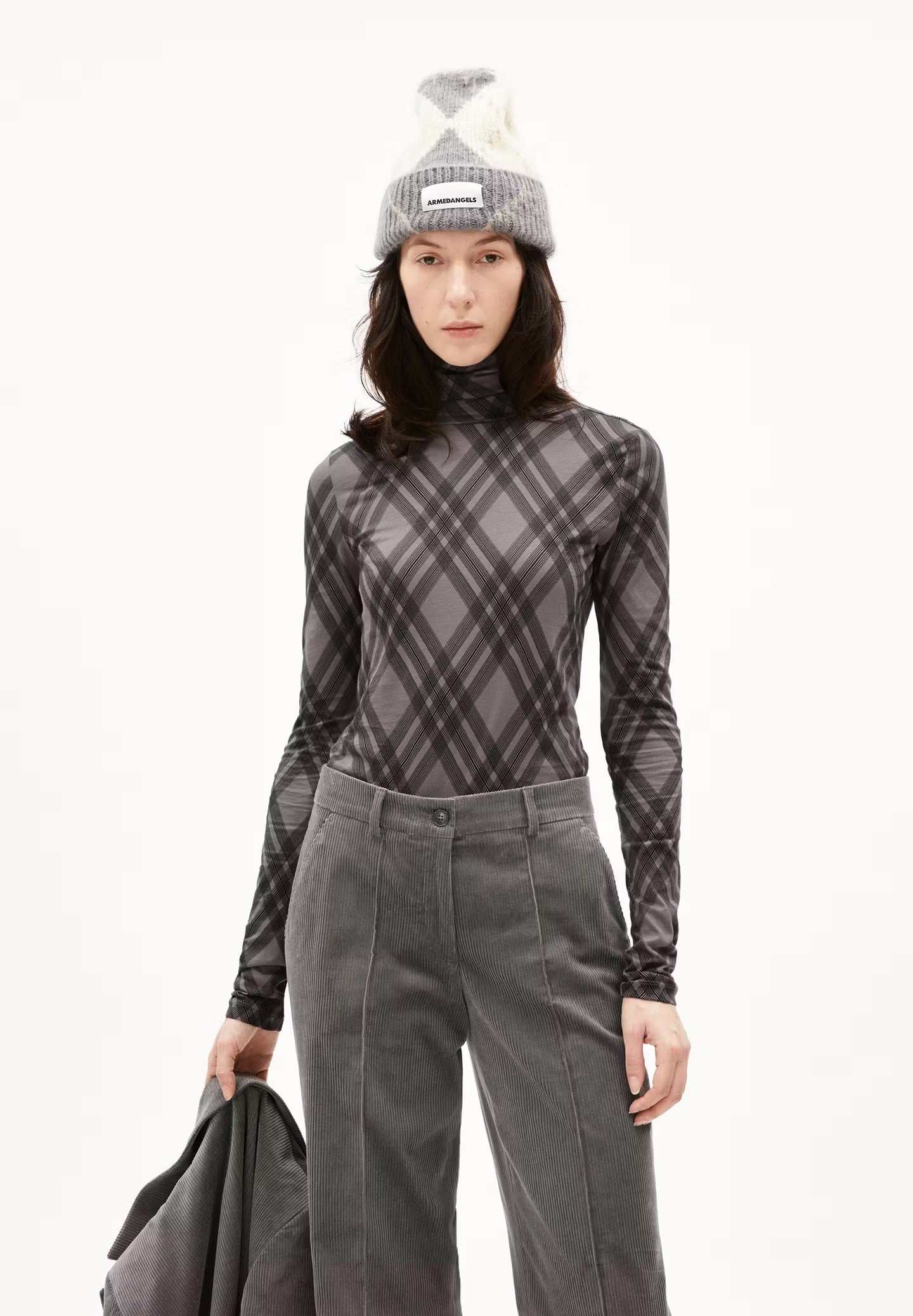 Longsleeve Graziliaa Iron cast