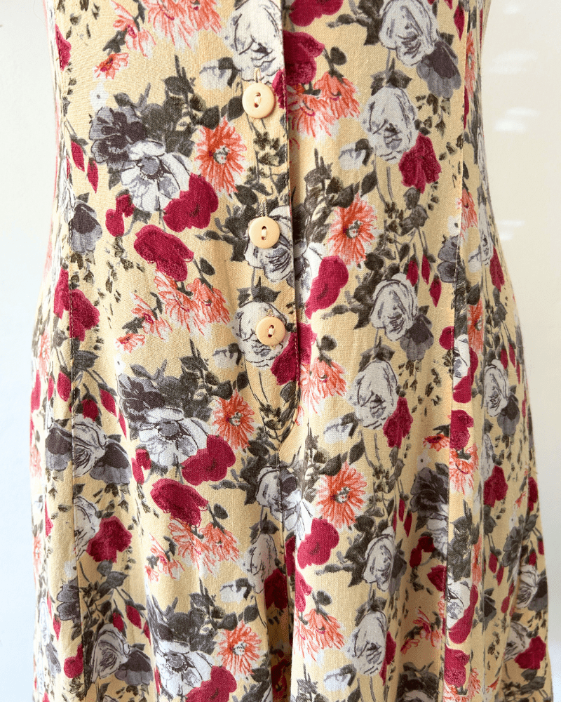 Vintage Playsuit Summer Flower - WanderWood