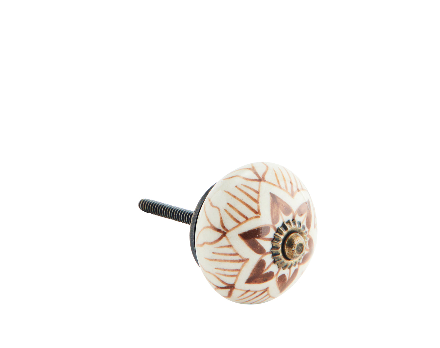 Deurknop Offwhite / Brown