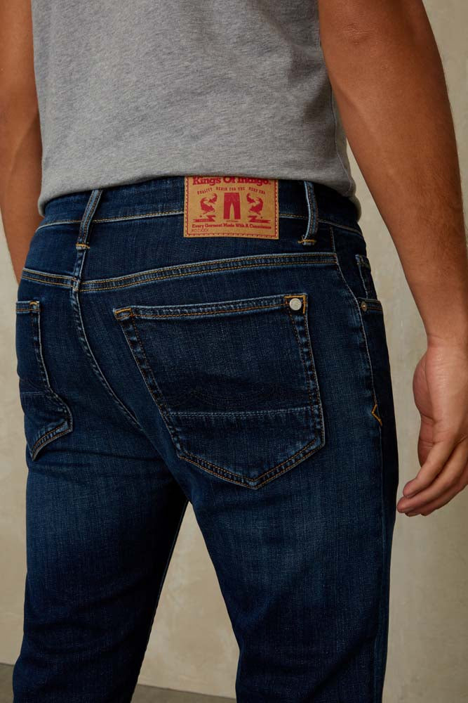 detail achterzakken heren jeans John 