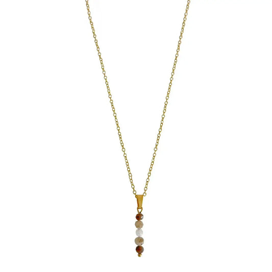 Ketting Zen Gemstone Necklace Goud