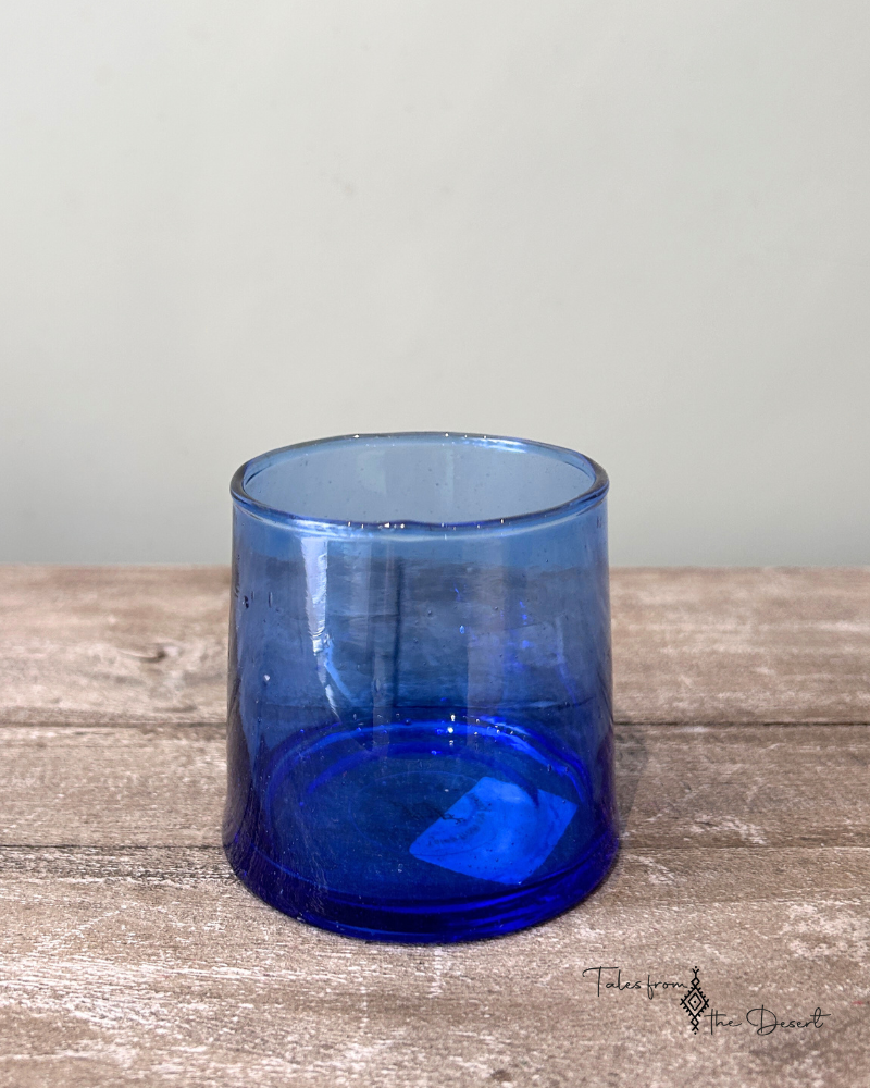 Karaf Blauw Gerecycled Glas