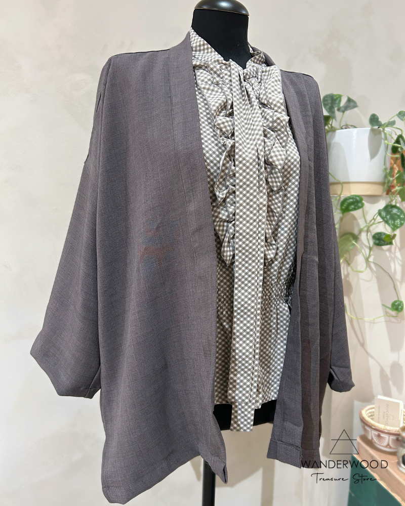 Pre-Loved Blouse BB Check Taupe