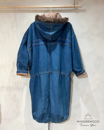 Oversized Vintage Denim Parka Lang