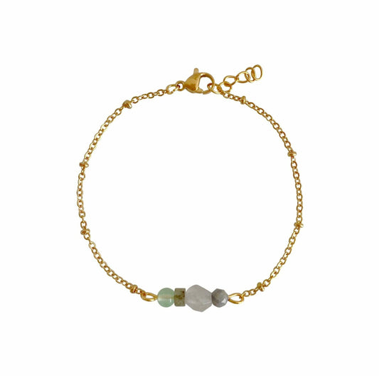 Gemstones Power Bracelet - Gold