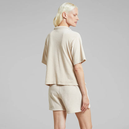 Terry Shorts Aspudden Oat White