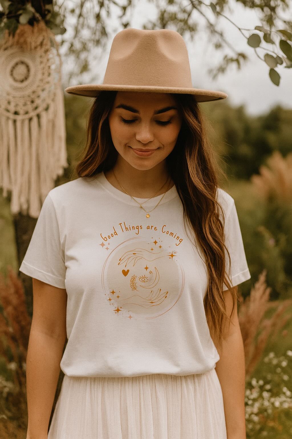 boho t-shirt good things are coming