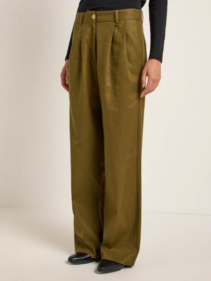 Broek Marlene Dark Olive