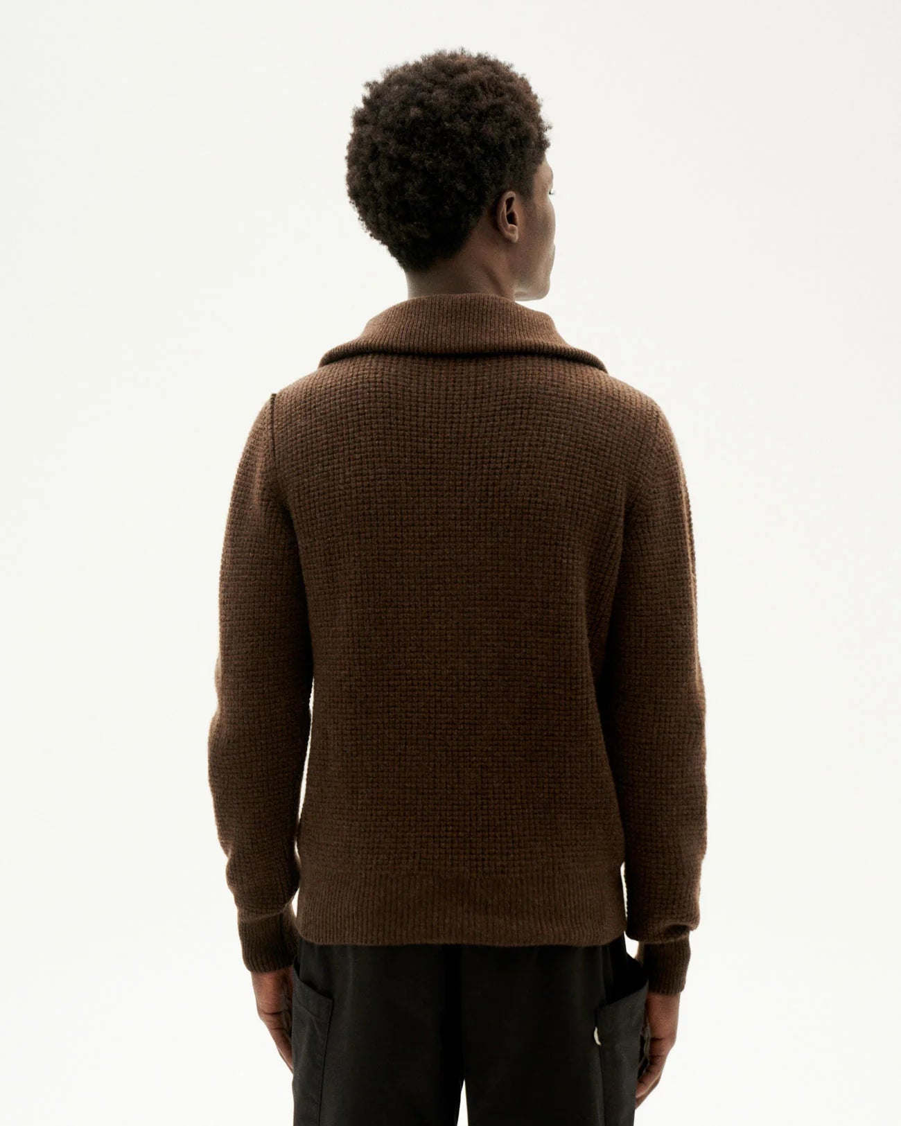 Trui Brown Helio Knitted Sweater