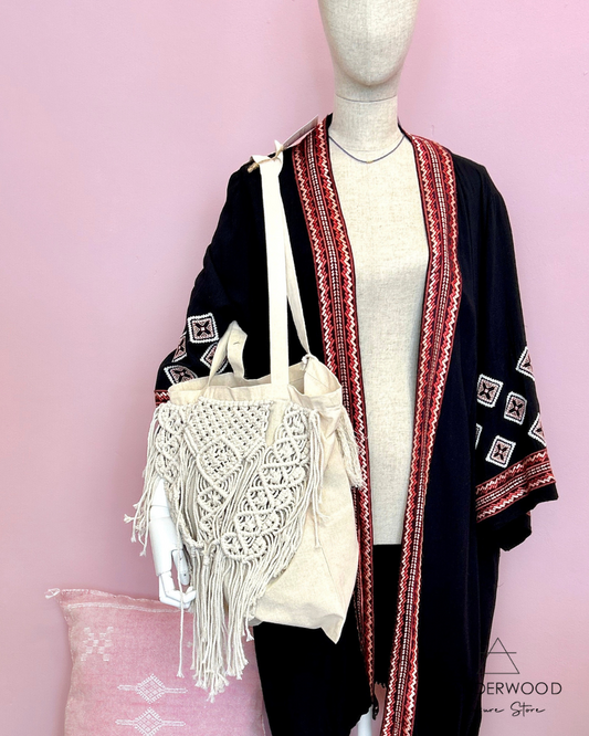 Macrame Tote Bag Handmade