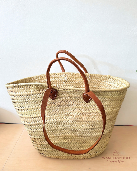 Shopper of strandtas van riet bij WanderWood