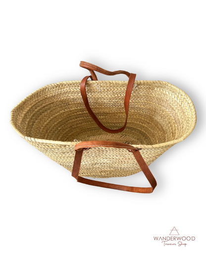 Strand Tas Palmgras Leer XL