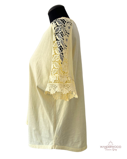 Vintage T-shirt Kant Geel