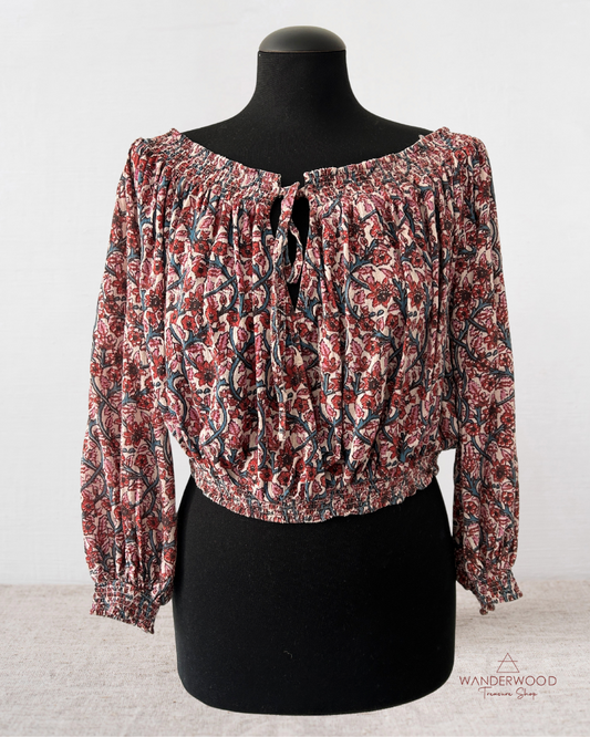 Off shoulder top free people bij WanderWood
