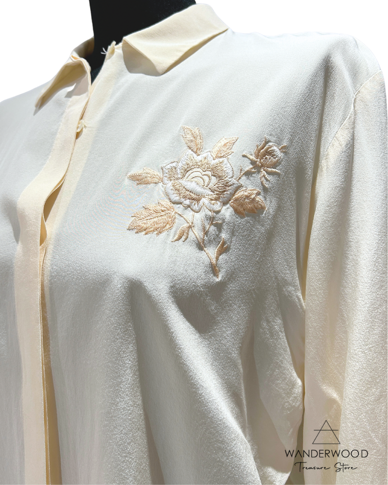 Pre_loved Blouse Flower