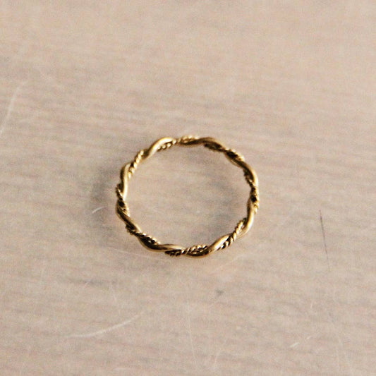 Ring Braided Goud