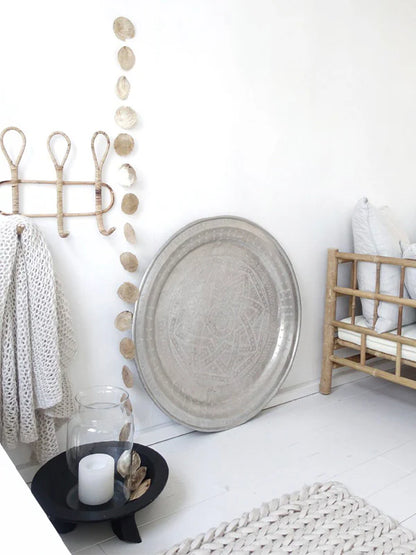 Schelpslinger S Antraciet en Naturel