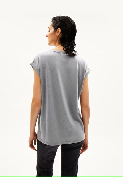 T-Shirt Jilaana Mid Grey Melange