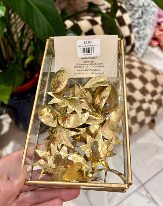 Kaarsen Pins Goud