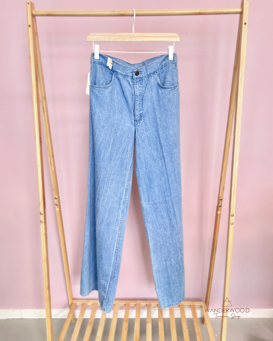 vintage jeans wide leg bij wanderwood