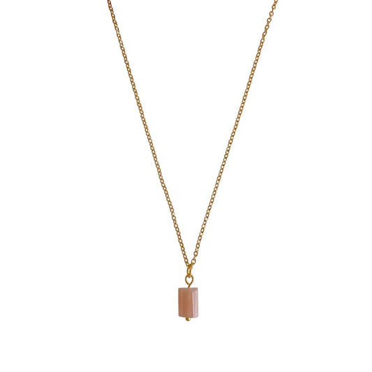 Zonnesteen Ketting – Goud